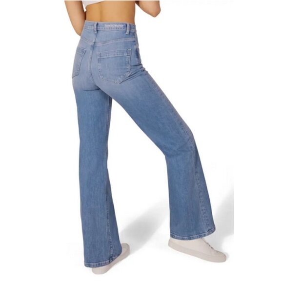 💕FAVORITE DAUGHTER💕 The Jordie Super High Rise Wide Leg Jeans ~ Madrid 26 NWT - Picture 7 of 14